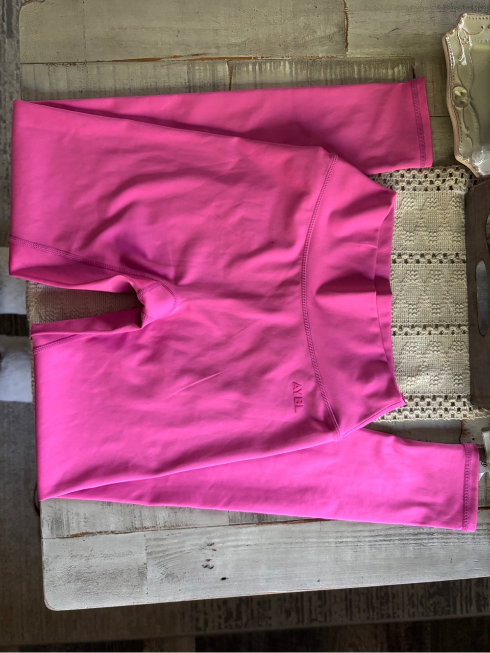 AYBL Pink Leggings and Sports Bra Set - Picture 10 of 14